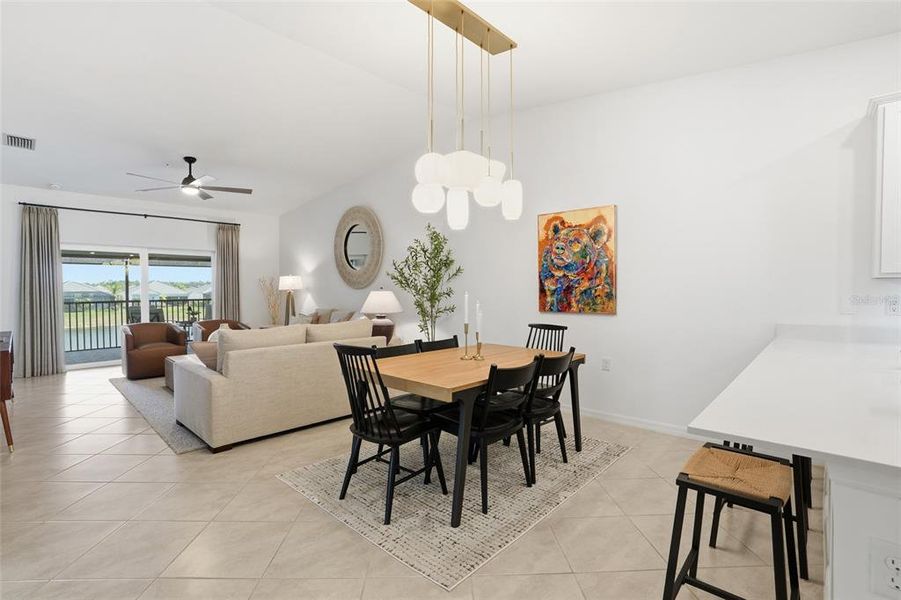 Furnished interior view inside a new home in , Punta Gorda (Image 29).
