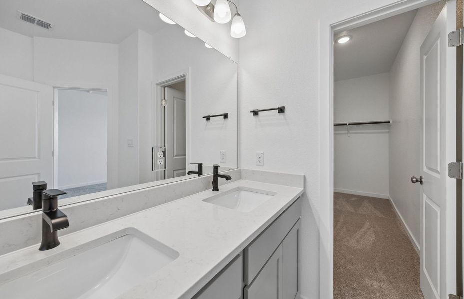 Furnished interior view inside a new home in Sunfield, Buda (Image 7).