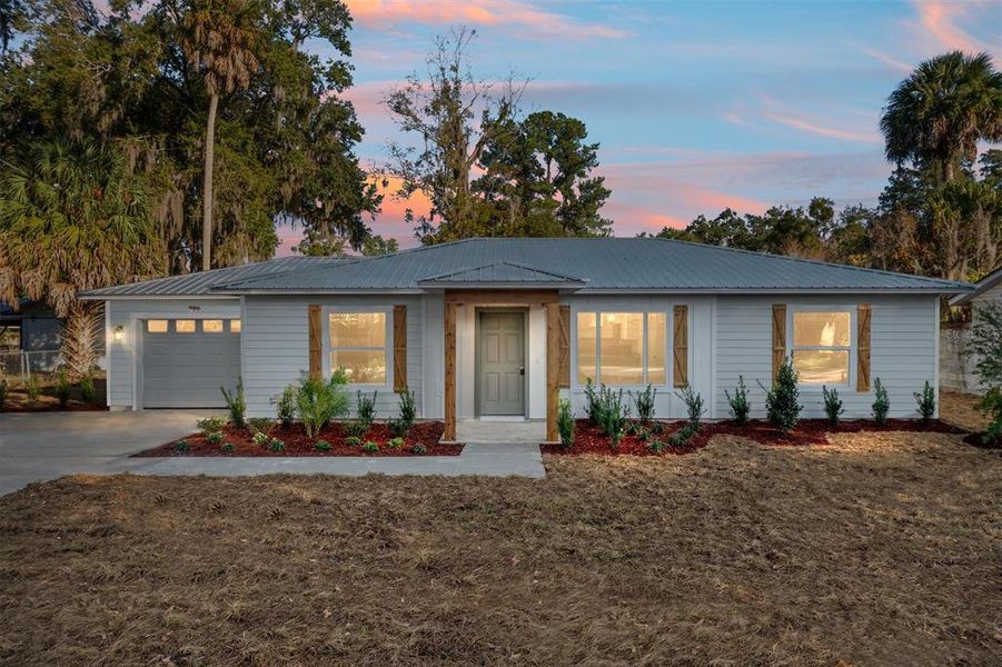 Front exterior of a new home in , Ocala, FL, highlighting curb appeal (Image 2). Front exterior of a new home in , Ocala, FL, highlighting curb appeal (Image 2).