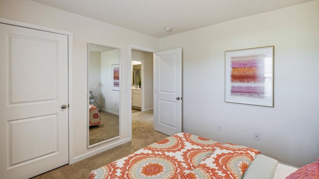 Furnished interior view inside a new home in Keebler Meadows, Johnson City (Image 22).