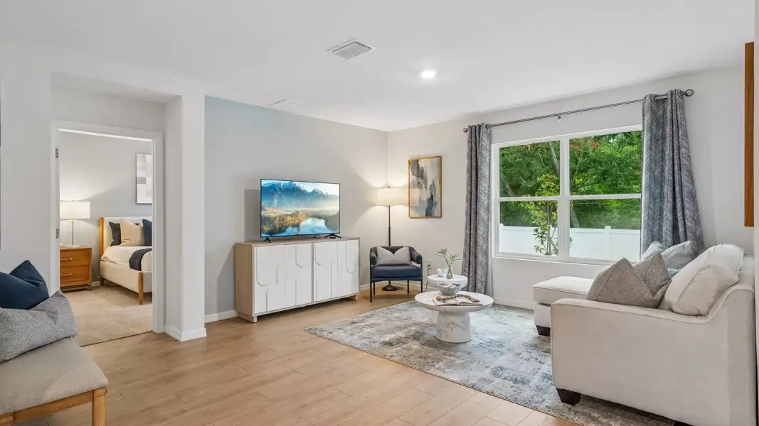 Furnished interior view inside a new home in Sandal Key, Weeki Wachee (Image 7).
