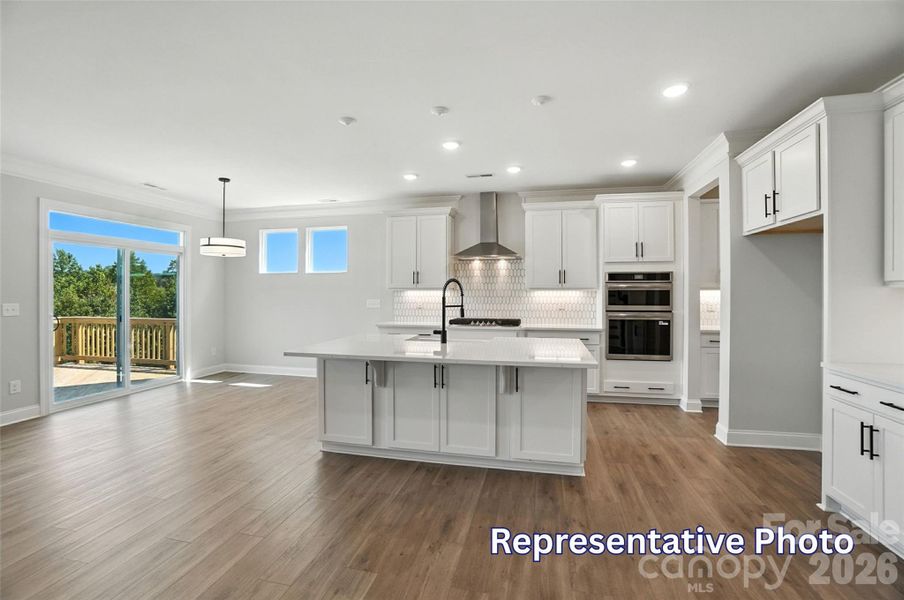 Furnished interior view inside a new home in Enclave at Riverdale, Huntersville (Image 4).