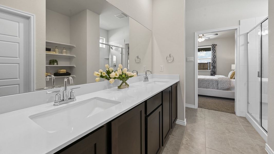 Representative furnished interior of a home built from the Lakehurst by D.R. Horton in Bel Air Village, Sherman (Image 8). Representative furnished interior of a home built from the Lakehurst by D.R. Horton in Bel Air Village, Sherman (Image 8).