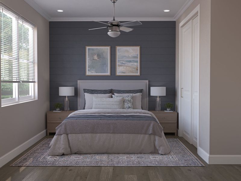 Owner's Bedroom - Interior Rendering