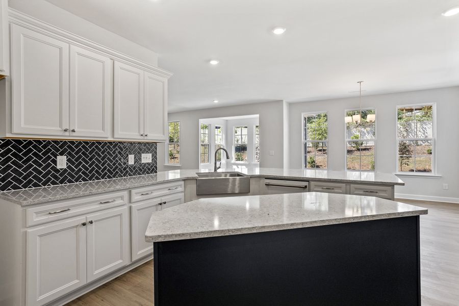 Furnished interior view inside a new home in Georgias Landing, Raleigh (Image 9).