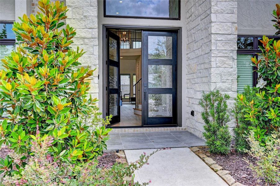 Exterior details and patio area of a home in , Fulshear (Image 24).