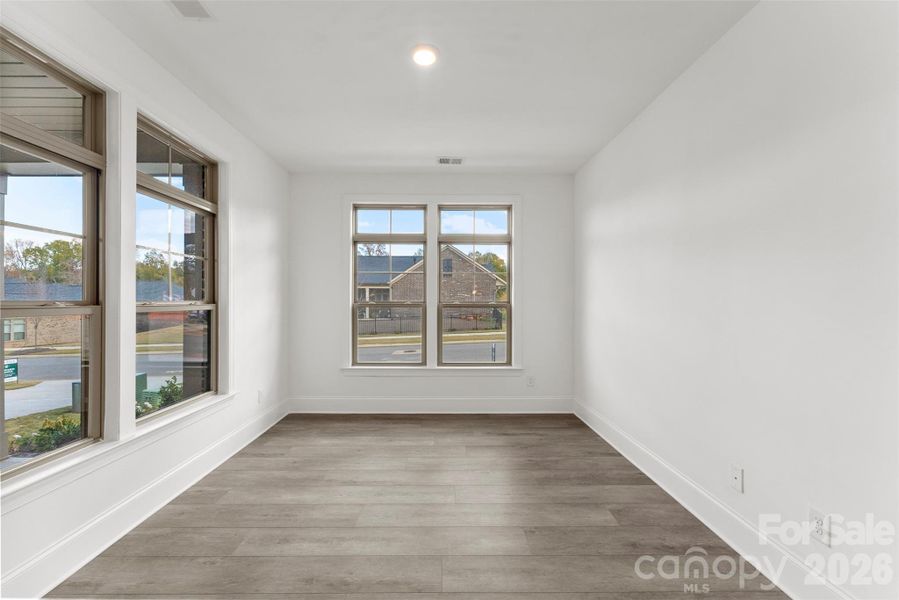 Spacious, unfurnished interior of a new home in The Courtyards on New Hope, Gastonia (Image 26). Spacious, unfurnished interior of a new home in The Courtyards on New Hope, Gastonia (Image 26).