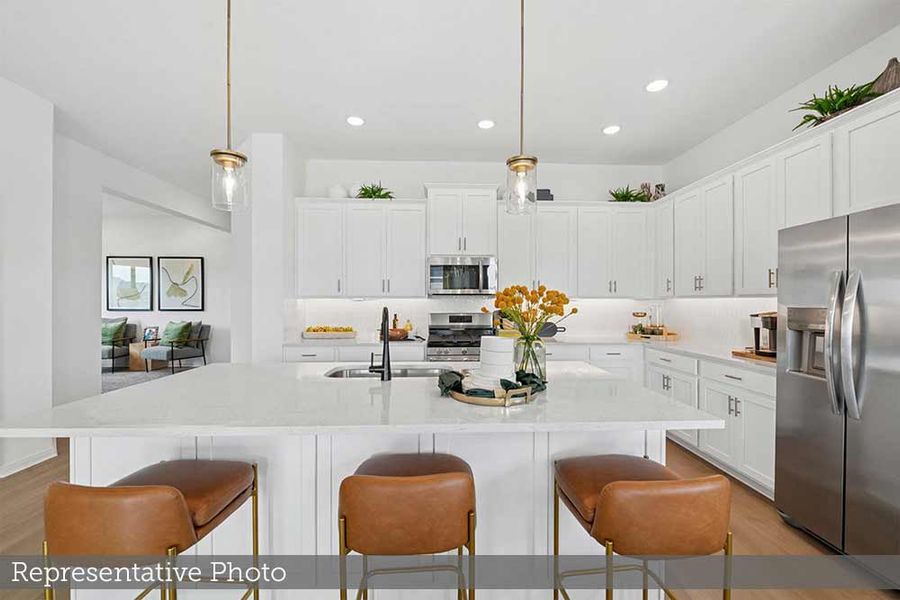 Furnished interior view inside a new home in Austin Point - Terrace Collection, Richmond (Image 3).