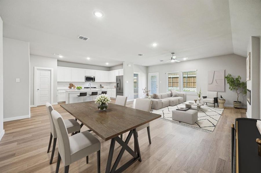 First Floor in the Oscar home plan by Trophy Signature Homes – REPRESENTATIVE PHOTO First Floor in the Oscar home plan by Trophy Signature Homes – REPRESENTATIVE PHOTO