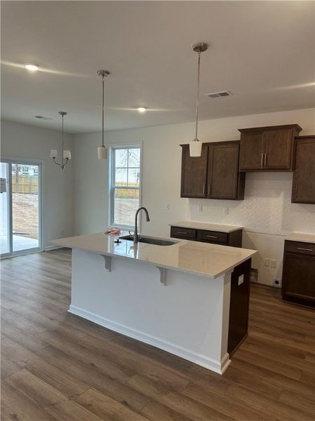 Furnished interior view inside a new home in Brownstone Park, Easley (Image 3). Furnished interior view inside a new home in Brownstone Park, Easley (Image 3).