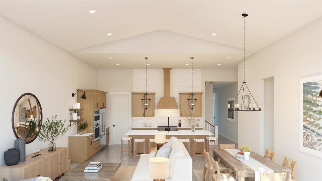 Great Room & Kitchen Great Room & Kitchen
