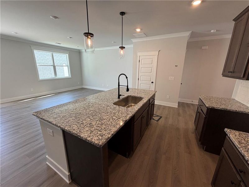 Furnished interior view inside a new home in Millstone at Mundy Mill, Gainesville (Image 7).