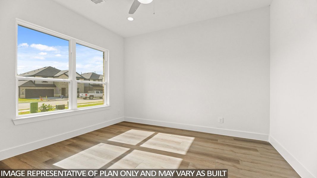 Representative unfurnished interior of a home built from the Tourmaline by D.R. Horton in Mill Creek Estates, Magnolia (Image 17).