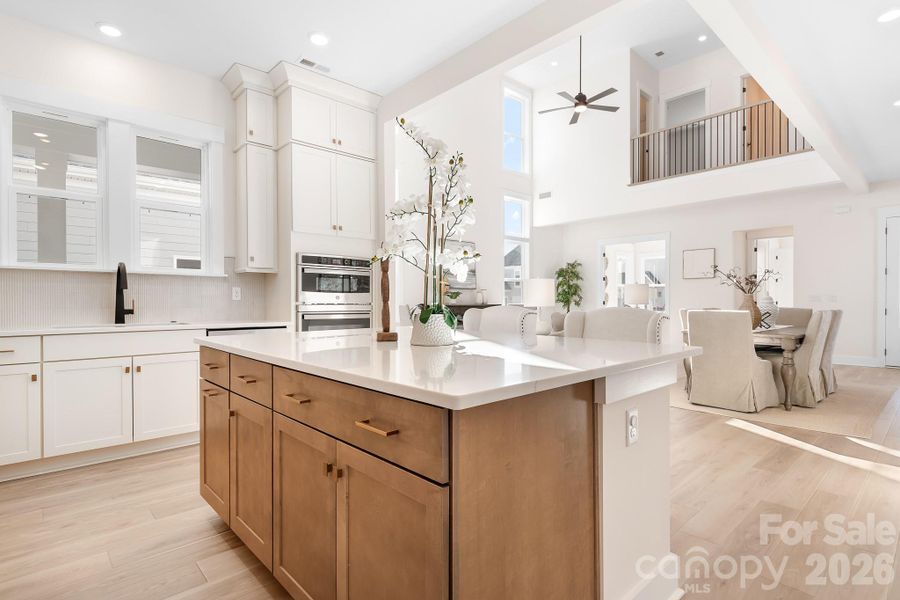 Gorgeous Kitchen Island w/ Quartz Countertops