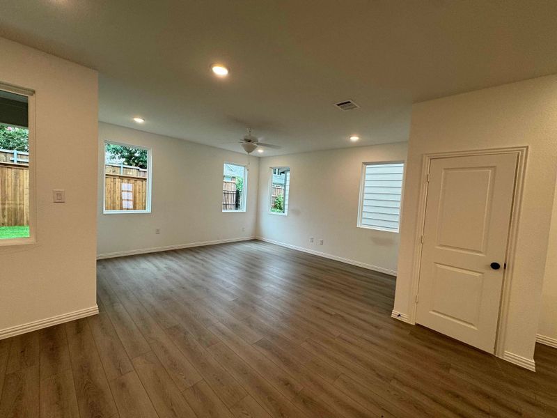 Family Room Construction Progress