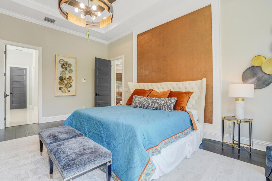 Furnished interior view inside a new home in Alton, Palm Beach Gardens (Image 31).