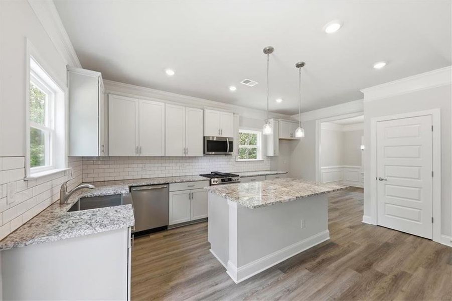 Furnished interior view inside a new home in Tuscany Hills, Douglasville (Image 12).
