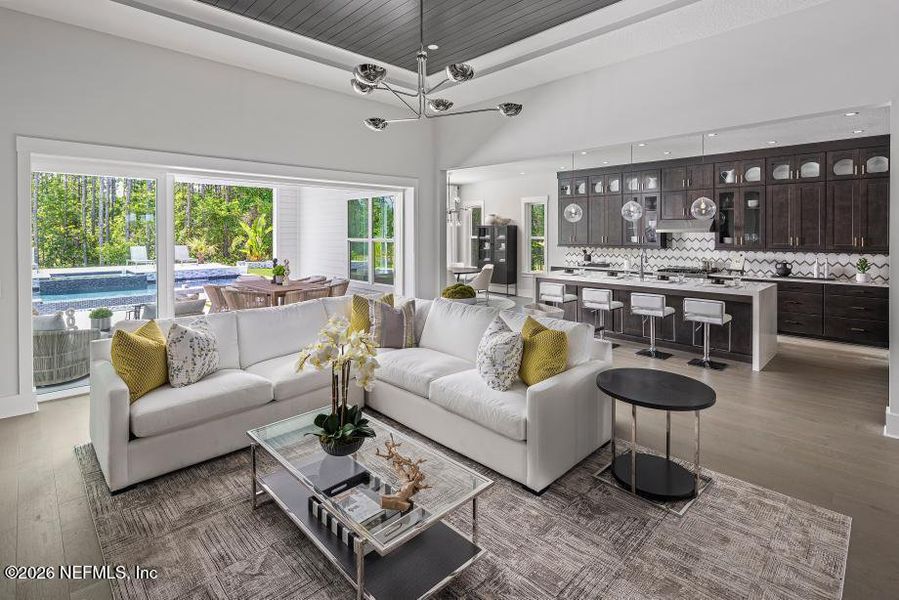 Furnished interior view inside a new home in , St. Augustine (Image 5).