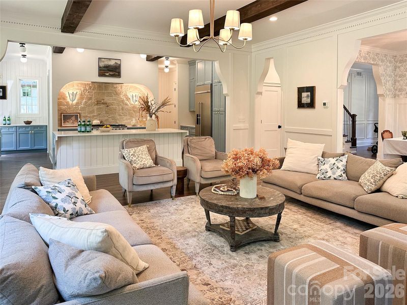 Furnished interior view inside a new home in , Matthews (Image 15).