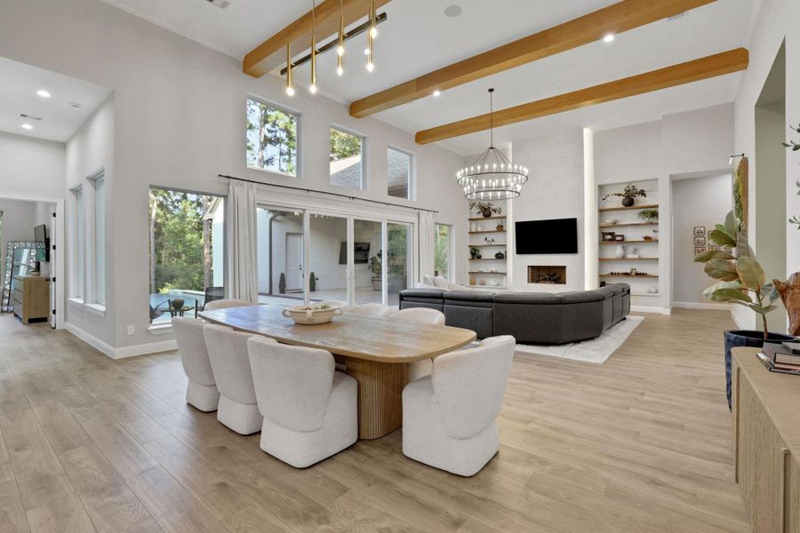 Furnished interior view inside a new home in , Tomball (Image 6).