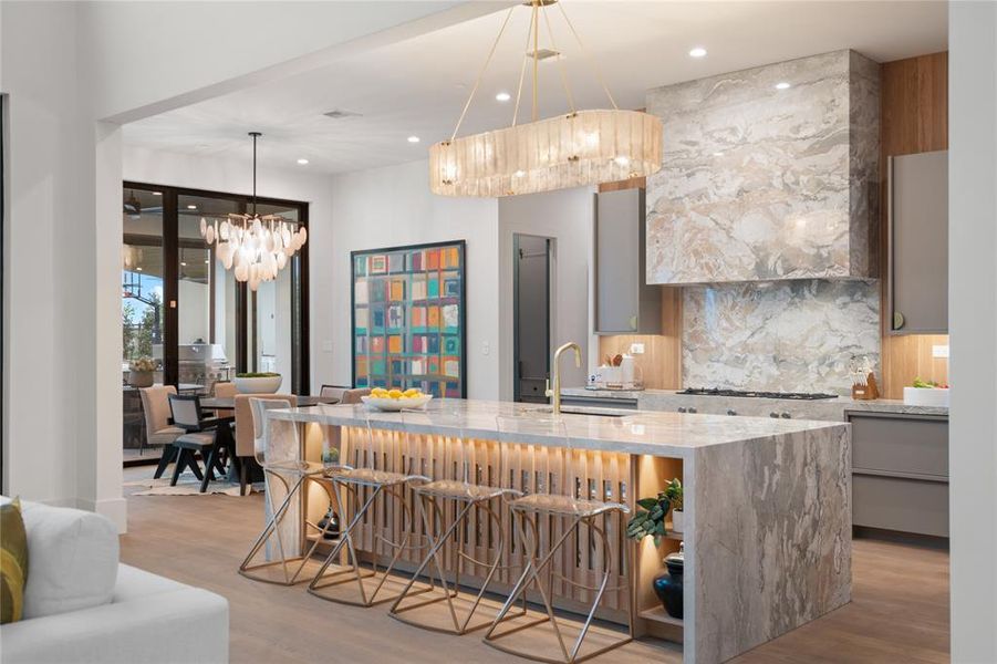 Furnished interior view inside a new home in , Frisco (Image 15).