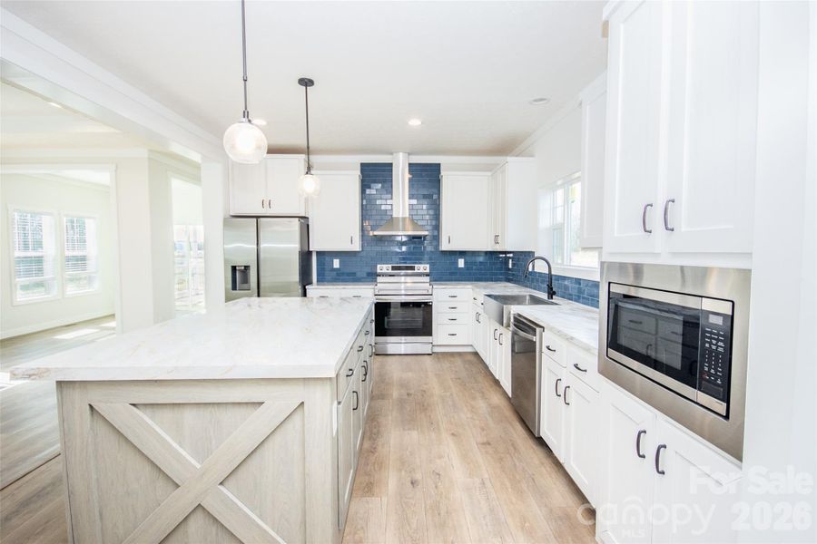 Furnished interior view inside a new home in , Hamptonville (Image 3).