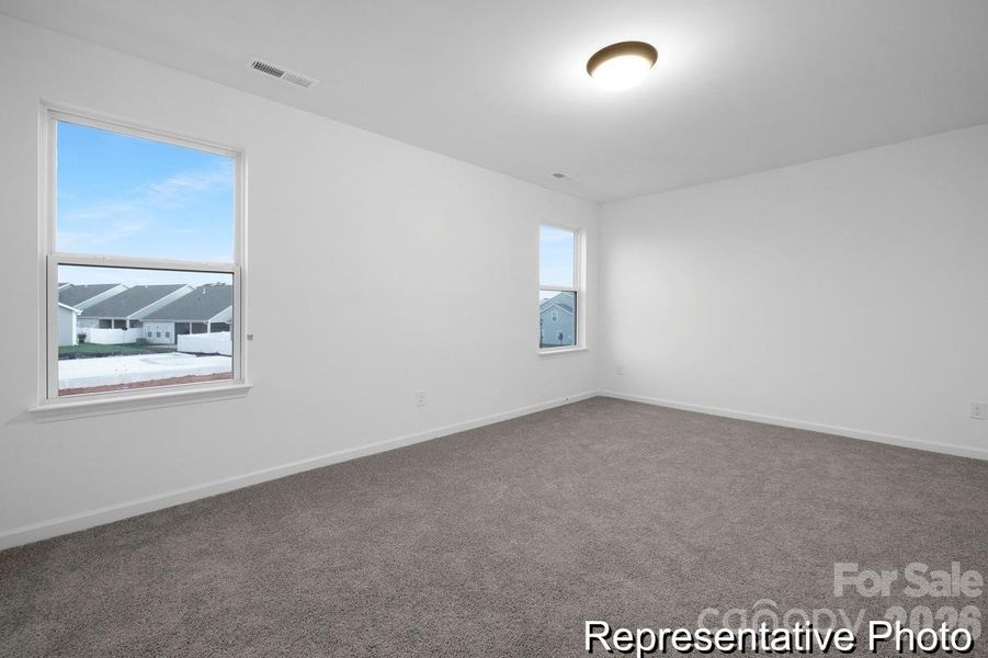 Spacious, unfurnished interior of a new home in Edgewater Lakeview On Your Lot, Lancaster (Image 19). Spacious, unfurnished interior of a new home in Edgewater Lakeview On Your Lot, Lancaster (Image 19).