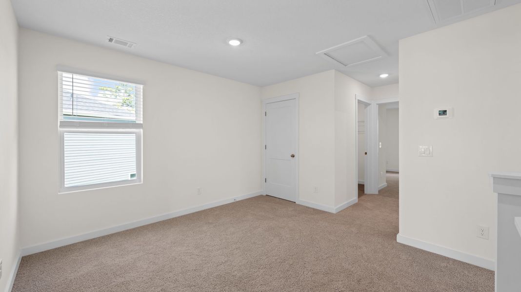 Representative unfurnished interior of a home built from the Elston by D.R. Horton in Timber Creek, Rossville (Image 24). Representative unfurnished interior of a home built from the Elston by D.R. Horton in Timber Creek, Rossville (Image 24).