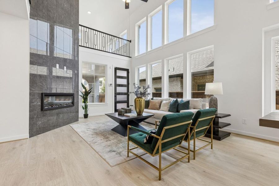 Furnished interior view inside a new home in Walton Ridge, Corinth (Image 6).