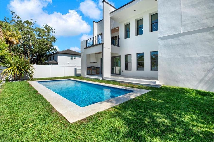 Front exterior of a new home in , Tampa, FL, highlighting curb appeal (Image 16).