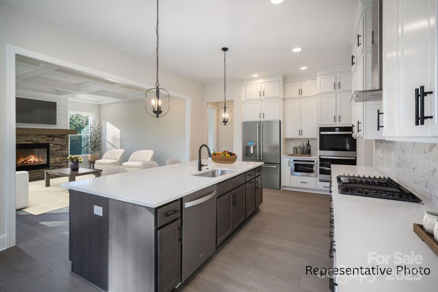 Furnished interior view inside a new home in Edmunds Farm, Clover (Image 7).