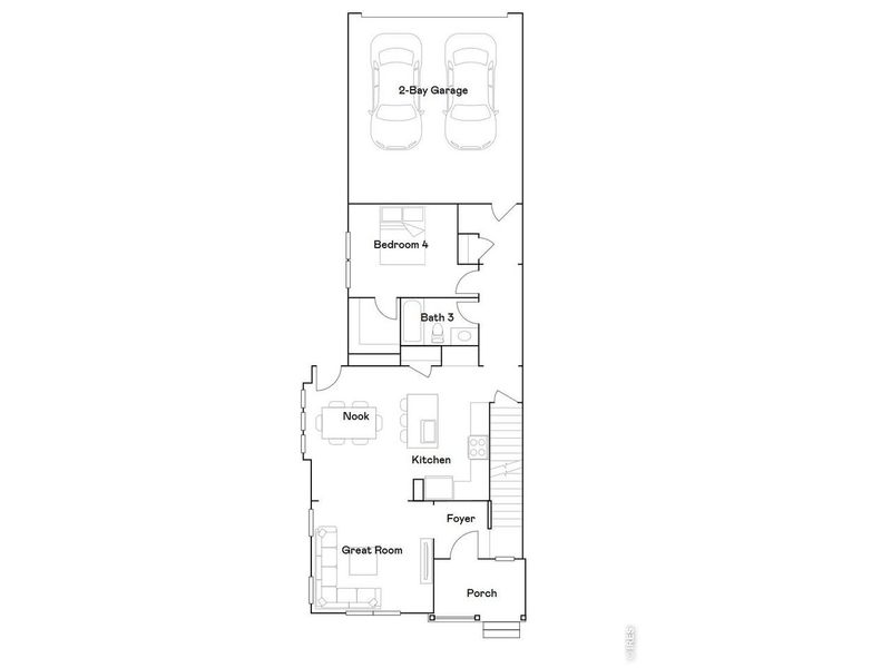 2D floor plan layout of this home in Timber Lark, Fort Collins, CO (Image 2). 2D floor plan layout of this home in Timber Lark, Fort Collins, CO (Image 2).