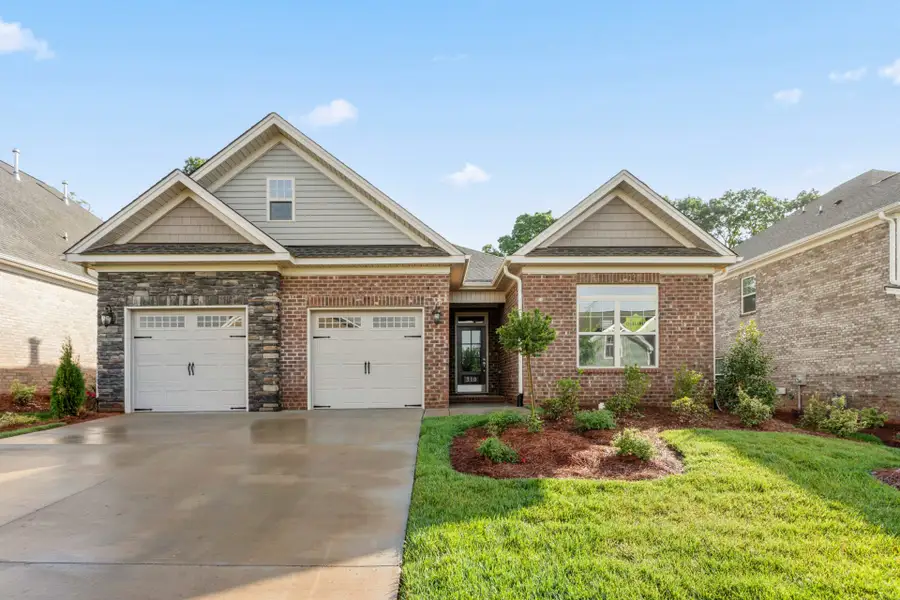 Front exterior of a new home in Weybridge, Burlington, NC, highlighting curb appeal (Image 26).