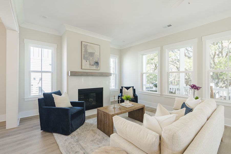 Furnished interior view inside a new home in Mount Pleasant Homes, Mount Pleasant (Image 32).