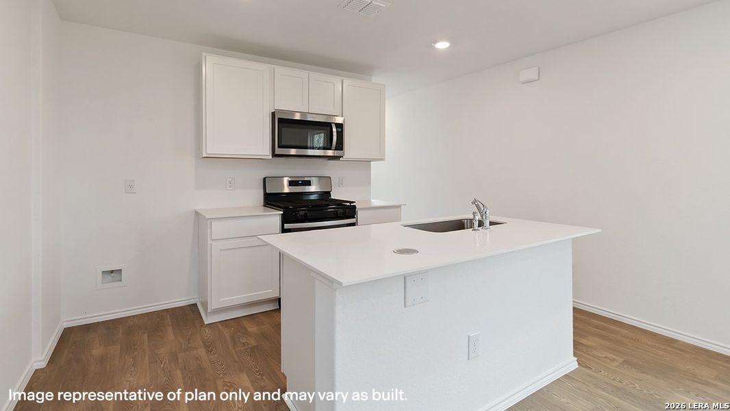 Furnished interior view inside a new home in Blue Ridge Ranch, San Antonio (Image 6).