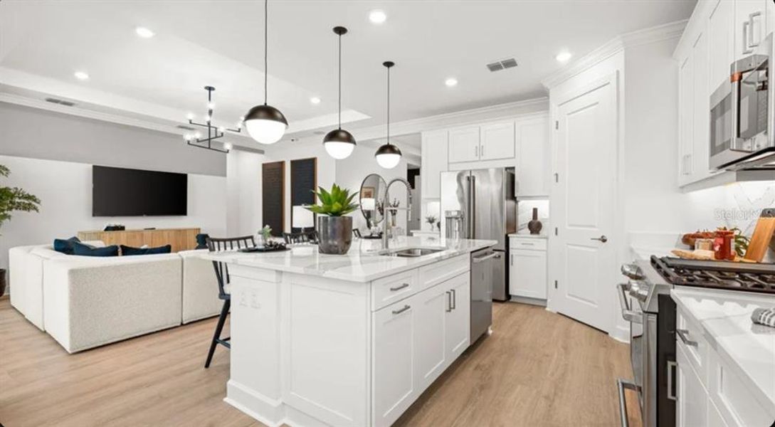 Furnished interior view inside a new home in Skye Ranch Community Group Page, Sarasota (Image 3).