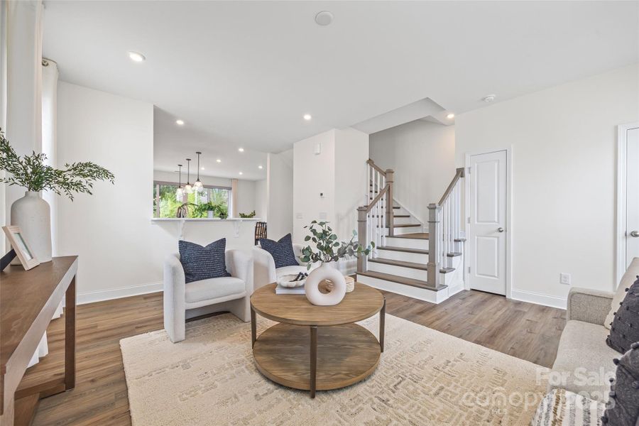 View of stairs to 3rd floor