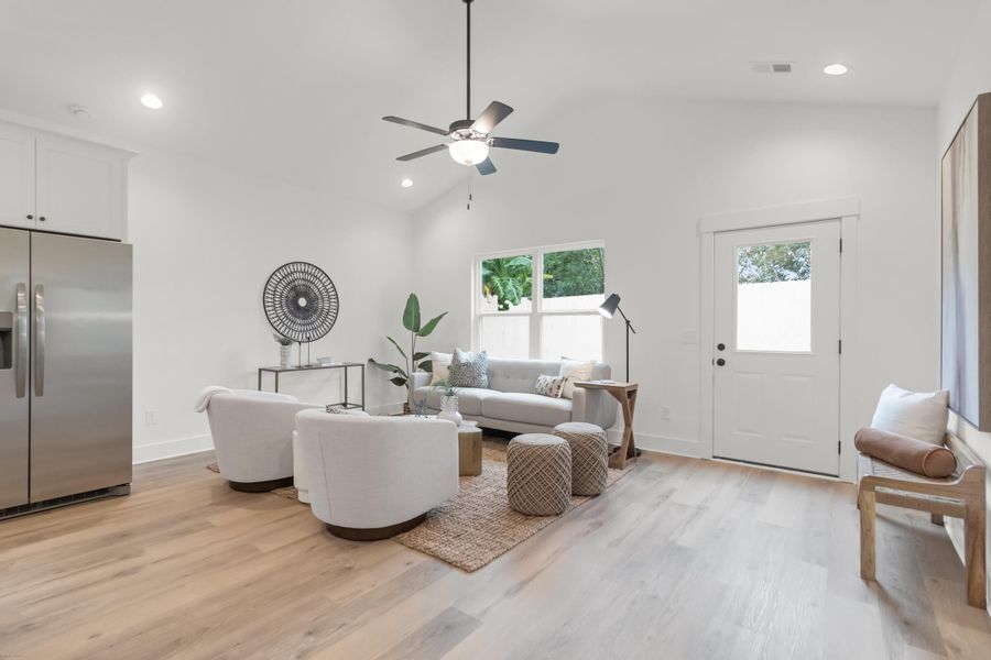 Furnished interior view inside a new home in , Charleston (Image 26). Furnished interior view inside a new home in , Charleston (Image 26).