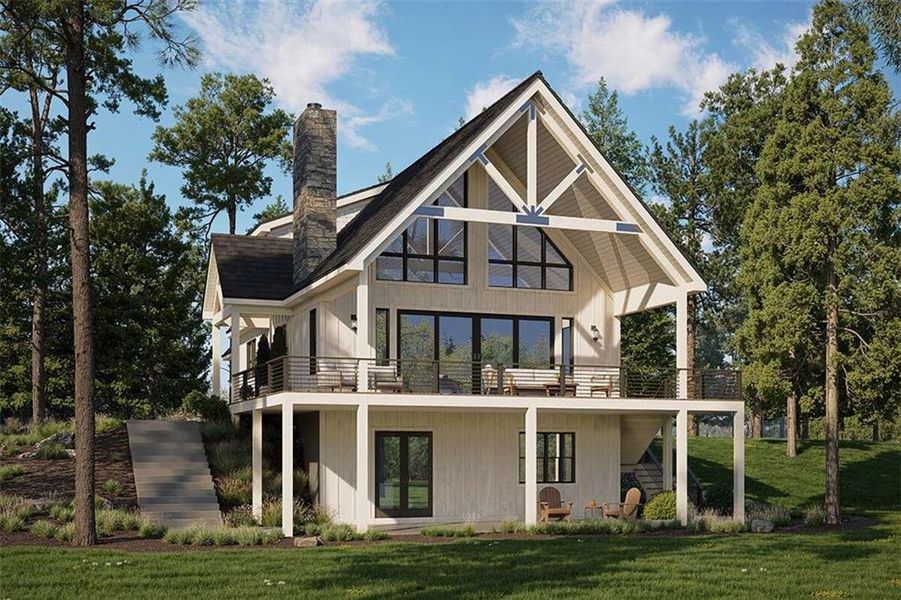 Front exterior of a new home in , Ranger, GA, highlighting curb appeal (Image 7).