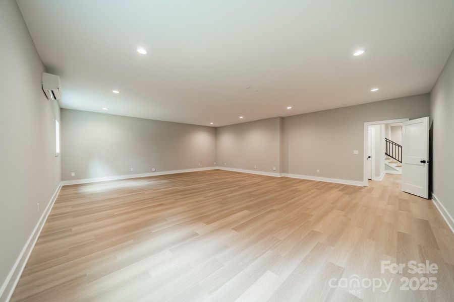 Room is pre-wired and ready to be a Movie Theater or Game Room