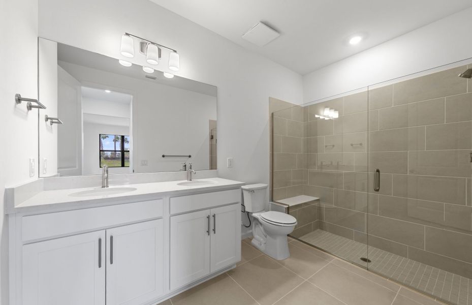 Furnished interior view inside a new home in Del Webb Naples, Ave Maria (Image 6).