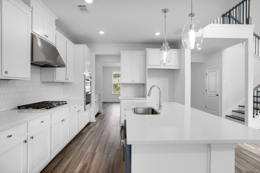 Furnished interior view inside a new home in Kennison Creek, Cumming (Image 10). Furnished interior view inside a new home in Kennison Creek, Cumming (Image 10).