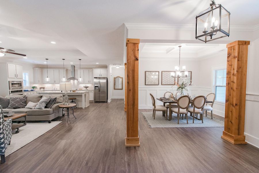 Representative furnished interior of a home built from the McKinley by Bill Clark Homes in The Sanctuary at Sunset Beach, Sunset Beach (Image 61). Representative furnished interior of a home built from the McKinley by Bill Clark Homes in The Sanctuary at Sunset Beach, Sunset Beach (Image 61).