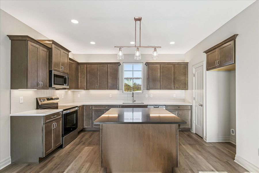 Furnished interior view inside a new home in The Courtyards at Jacobs Farm, Wichita (Image 8).