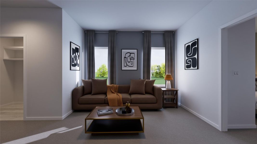 Furnished interior view inside a new home in Sierra Vista, Rosharon (Image 10). Furnished interior view inside a new home in Sierra Vista, Rosharon (Image 10).