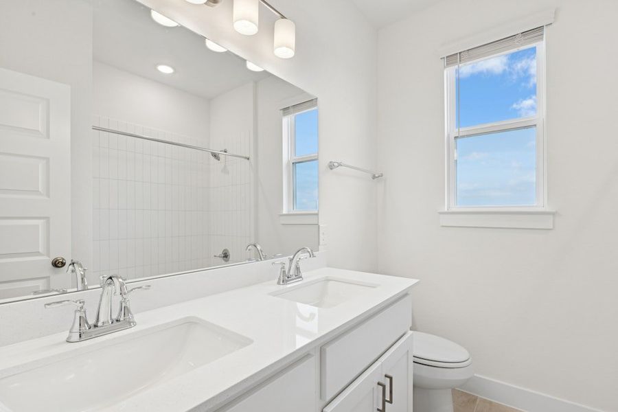Furnished interior view inside a new home in Blackhawk, Pflugerville (Image 12).