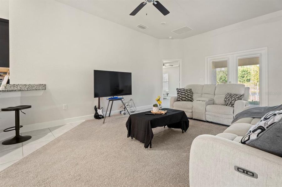 Furnished interior view inside a new home in , Harmony (Image 13).