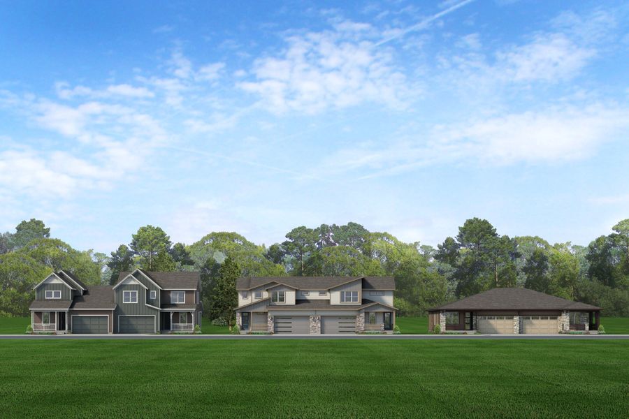 Representative exterior photo of a completed home built from the The Windom by Risewell Homes in Cordovan, Firestone, CO (Image 1). Representative exterior photo of a completed home built from the The Windom by Risewell Homes in Cordovan, Firestone, CO (Image 1).