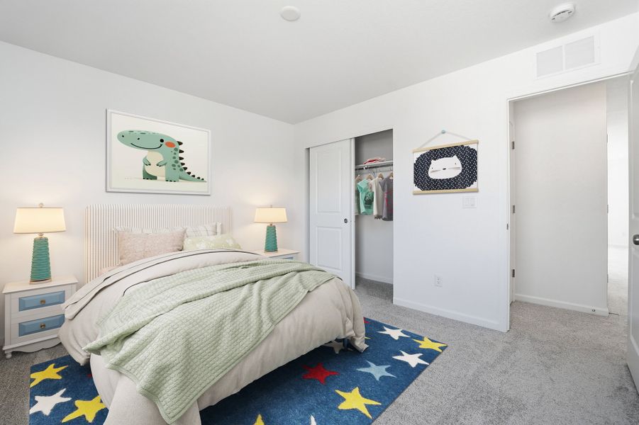 Furnished interior view inside a new home in Trailstone, Arvada (Image 11).