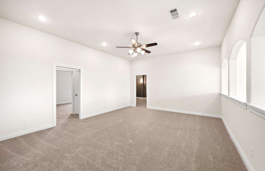 Representative unfurnished interior of a home built from the 3799 by Ravenna Homes in Cross Creek West, Fulshear (Image 47). Representative unfurnished interior of a home built from the 3799 by Ravenna Homes in Cross Creek West, Fulshear (Image 47).